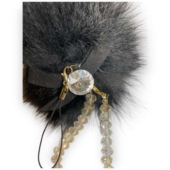 2for$10 Crystal Fluffy Bag Charm - Picture 4 of 7